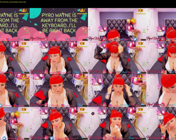 pyrowayne — 54 minute Chaturbate female cam capture, 720p, Sep 20, 2020