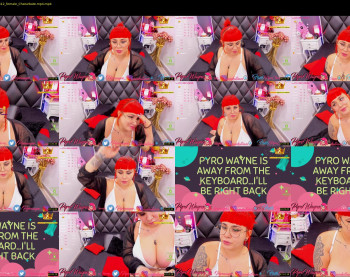 pyrowayne — 54 minute Chaturbate female cam capture, 720p, Sep 20, 2020