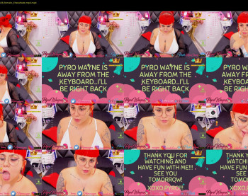 pyrowayne — 54 minute Chaturbate female cam capture, 720p, Sep 20, 2020