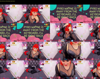 pyrowayne — 54 minute Chaturbate female cam capture, 720p, Sep 21, 2020