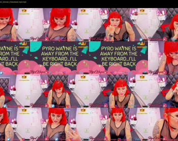 pyrowayne — 54 minute Chaturbate female cam capture, 720p, Sep 21, 2020
