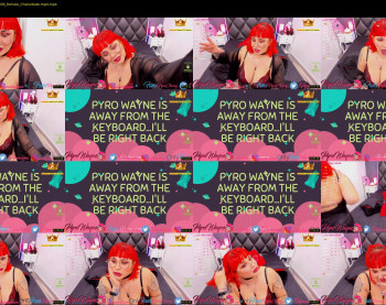 pyrowayne — 59 minute Chaturbate female cam capture, 720p, Sep 27, 2020
