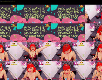 pyrowayne — 30 minute Chaturbate female cam capture, 720p, Sep 27, 2020