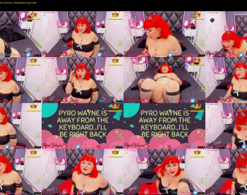 pyrowayne — 59 minute Chaturbate female cam capture, 720p, Oct 1, 2020