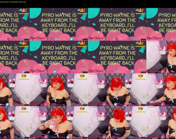 pyrowayne — 21 minute Chaturbate female cam capture, 720p, Oct 1, 2020