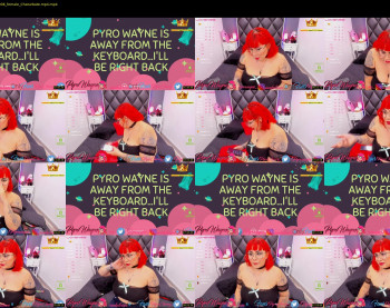 pyrowayne — 47 minute Chaturbate female cam capture, 720p, Oct 1, 2020