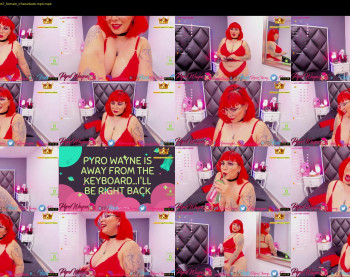 pyrowayne — 59 minute Chaturbate female cam capture, 720p, Oct 1, 2020