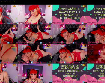 pyrowayne — 53 minute Chaturbate female cam capture, 720p, Oct 2, 2020