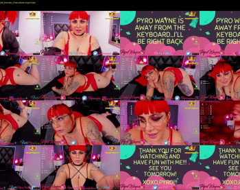 pyrowayne — 51 minute Chaturbate female cam capture, 720p, Oct 2, 2020