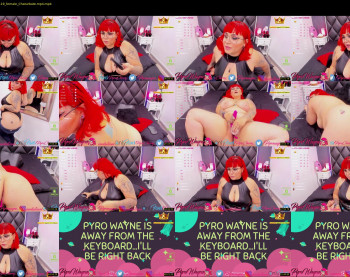 pyrowayne — 59 minute Chaturbate female cam capture, 720p, Oct 3, 2020
