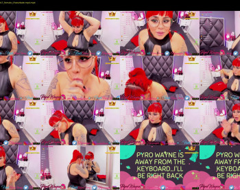 pyrowayne — 59 minute Chaturbate female cam capture, 720p, Oct 3, 2020