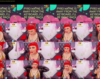pyrowayne — 59 minute Chaturbate female cam capture, 720p, Oct 7, 2020