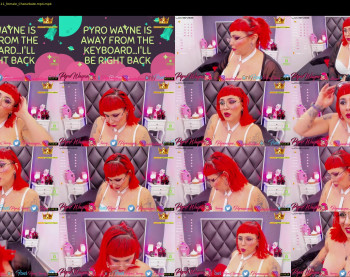 pyrowayne — 59 minute Chaturbate female cam capture, 720p, Oct 9, 2020