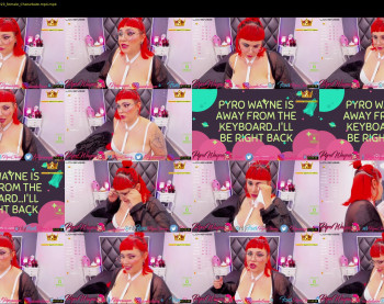 pyrowayne — 59 minute Chaturbate female cam capture, 720p, Oct 9, 2020