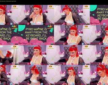 pyrowayne — 59 minute Chaturbate female cam capture, 720p, Oct 9, 2020
