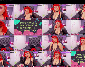 pyrowayne — 59 minute Chaturbate female cam capture, 720p, Oct 21, 2020