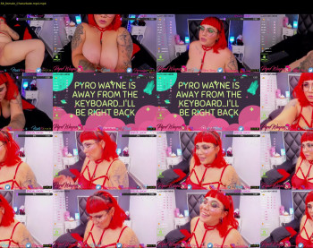 pyrowayne — 59 minute Chaturbate female cam capture, 720p, Oct 26, 2020