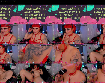 pyrowayne — 60 minute Chaturbate female cam capture, 720p, Oct 26, 2020