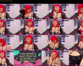 pyrowayne — 58 minute Chaturbate female cam capture, 720p, Nov 11, 2020
