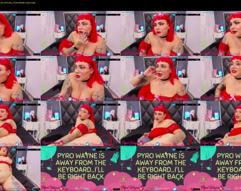pyrowayne — 59 minute Chaturbate female cam capture, 720p, Dec 3, 2020