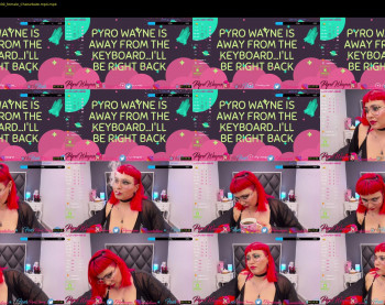 pyrowayne — 11 minute Chaturbate female cam capture, 720p, Dec 5, 2020