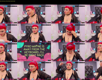 pyrowayne — 59 minute Chaturbate female cam capture, 720p, Dec 6, 2020