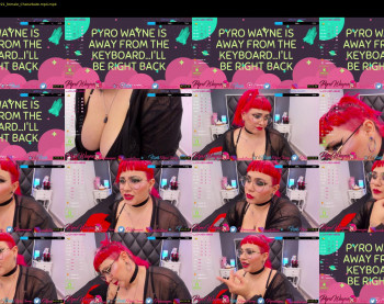 pyrowayne — 59 minute Chaturbate female cam capture, 720p, Dec 6, 2020
