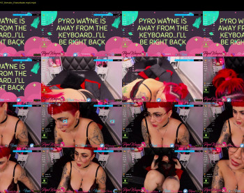 pyrowayne — 59 minute Chaturbate female cam capture, 720p, Dec 7, 2020