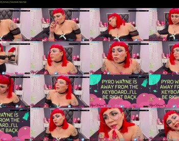 pyrowayne — 59 minute Chaturbate female cam capture, 720p, Dec 12, 2020