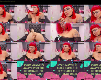 pyrowayne — 59 minute Chaturbate female cam capture, 720p, Dec 12, 2020