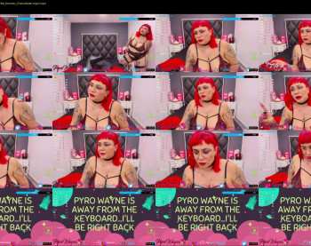 pyrowayne — 59 minute Chaturbate female cam capture, 720p, Dec 13, 2020