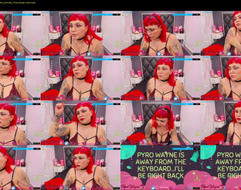 pyrowayne — 59 minute Chaturbate female cam capture, 720p, Dec 14, 2020