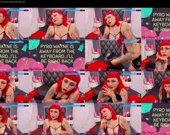 pyrowayne — 59 minute Chaturbate female cam capture, 720p, Dec 14, 2020
