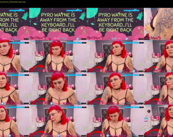 pyrowayne — 59 minute Chaturbate female cam capture, 720p, Dec 14, 2020