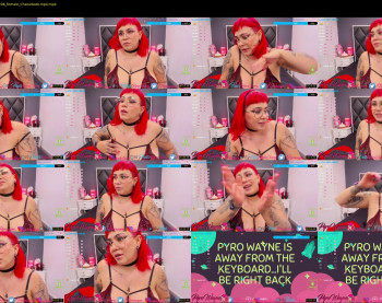 pyrowayne — 59 minute Chaturbate female cam capture, 720p, Dec 14, 2020