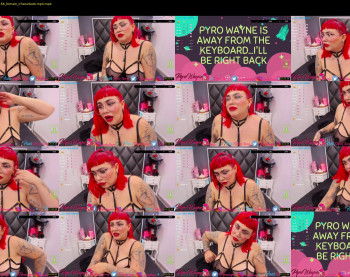 pyrowayne — 59 minute Chaturbate female cam capture, 720p, Dec 16, 2020