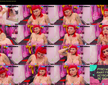 pyrowayne — 59 minute Chaturbate female cam capture, 720p, Dec 19, 2020