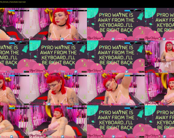 pyrowayne — 59 minute Chaturbate female cam capture, 720p, Dec 19, 2020