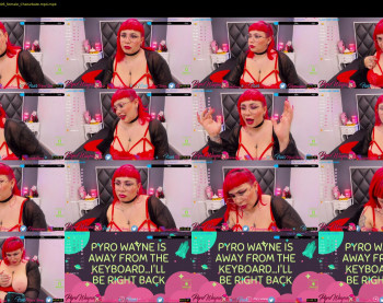 pyrowayne — 59 minute Chaturbate female cam capture, 720p, Dec 20, 2020