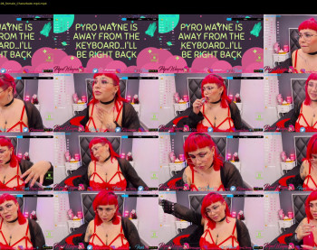 pyrowayne — 59 minute Chaturbate female cam capture, 720p, Dec 21, 2020
