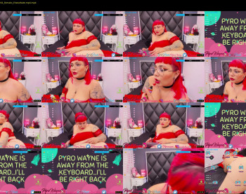 pyrowayne — 59 minute Chaturbate female cam capture, 720p, Dec 24, 2020