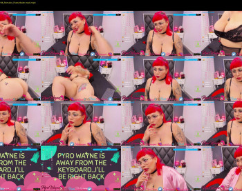 pyrowayne — 59 minute Chaturbate female cam capture, 720p, Dec 26, 2020
