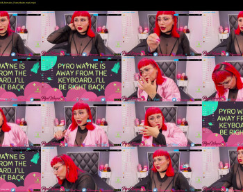 pyrowayne — 59 minute Chaturbate female cam capture, 720p, Dec 26, 2020