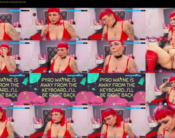 pyrowayne — 59 minute Chaturbate female cam capture, 720p, Dec 28, 2020