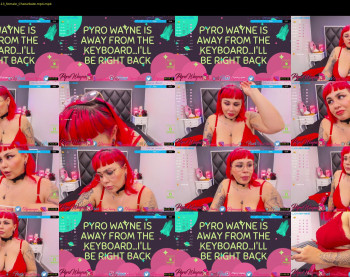 pyrowayne — 59 minute Chaturbate female cam capture, 720p, Dec 28, 2020