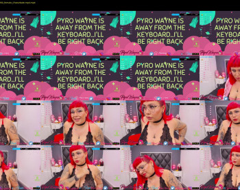 pyrowayne — 59 minute Chaturbate female cam capture, 720p, Dec 29, 2020