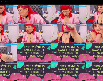pyrowayne — 45 minute Chaturbate female cam capture, 720p, Jan 2, 2021
