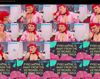 pyrowayne — 50 minute Chaturbate female cam capture, 720p, Jan 2, 2021