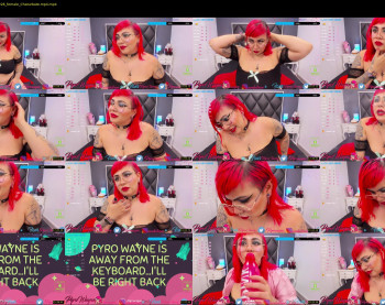 pyrowayne — 34 minute Chaturbate female cam capture, 720p, Jan 6, 2021