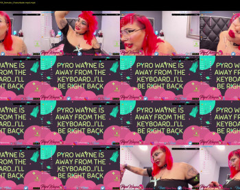 pyrowayne — 18 minute Chaturbate female cam capture, 720p, Jan 7, 2021